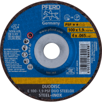 Круг шлифовальный DUODISC E 100-1,9 PSF DUO STEELOX/16 (845578)