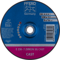 Круг шлифовальный E 230-7 ZIRKON SG CAST (640890)