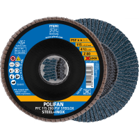 Круг шлифовальный лепестковый POLIFAN PFC 115 Z80 PSF STEELOX/X-LOCK (113622)